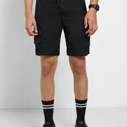People Men Relaxed Fit Mid-Rise Cargo Shorts-picture-25