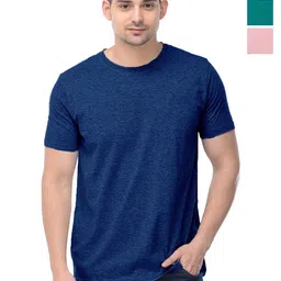 COLOR CAPITAL Unisex Pack Of 3 Cotton T-Shirts-picture-16