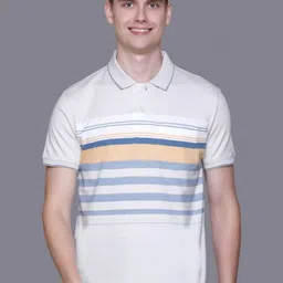 SANE ORIGINALS Men Striped Polo Collar T-shirt-picture-16