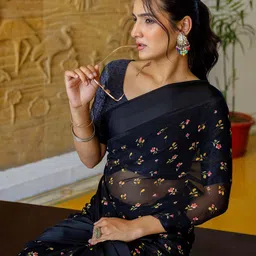 Mitera Floral Ready to Wear Saree image 5