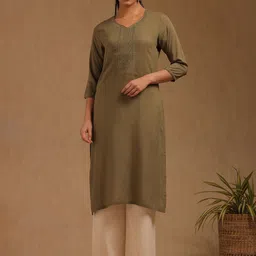 Soch Women Embroidered Thread Work Kurta-picture-41