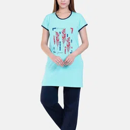 Divine Girl Women Printed Night suit-image-19