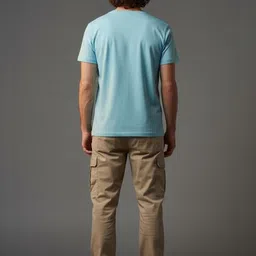 OUTLAWS Men Pack Of 2 V-Neck Bio Finish T-shirt image 3