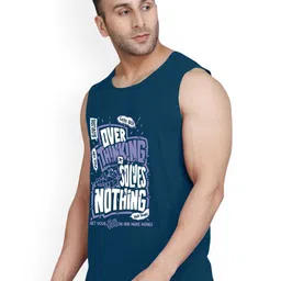 Slowloris Men Pack Of 2 Printed Bio-Wash Combed Cotton Innerwear Vest image 4