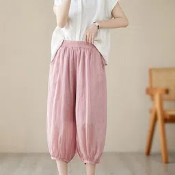 StyleCast x Revolte Women Solid Mid-Rise Regular Trousers-picture-36