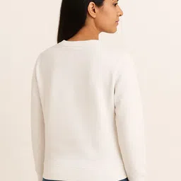 Anikmart Typography Printed Round Neck Cotton Pullover Sweatshirt image 4