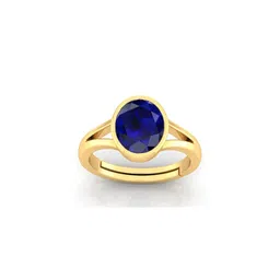 Pranjal Gems Unisex 6.25 Ratti Neelam Sapphire Gemstone Adjustable Finger Ring image 1