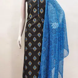 SHADOW & SAINING Printed Unstitched Dress Material image 4