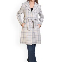 Hallinton Checked Longline Overcoat image 5