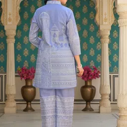 AXI COUTURE Women Printed Tunic with Palazzos image 2