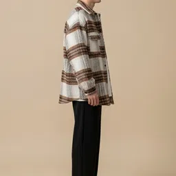 Mast & Harbour Men Checked Open Front Jacket image 3