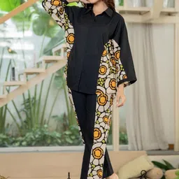 BAESD Pure Cotton Printed Shirt With Trousers Co-Ords image 5