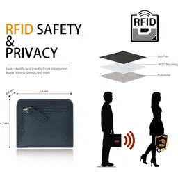 CONTACTS Men Leather Short Two Fold Wallet image 3