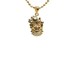 SANAA CREATIONS Gold-Plated Contemporary Pendant with Chain-picture-11