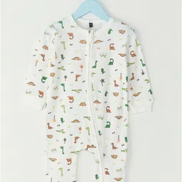 Trendyol Infant Boys Printed Pure Cotton Sleepsuit-picture-34