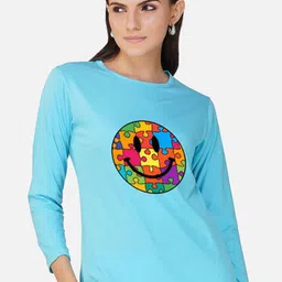 Metronaut Women 2 Printed Bio Finish Applique T-shirt image 2