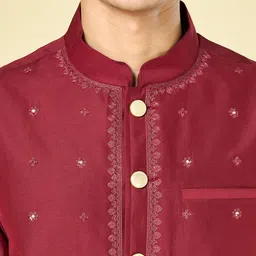 indus route by Pantaloons Embroidered Nehru Jackets image 2