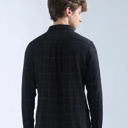 Flying Machine Windowpane Checked Regular Fit Shirt image 5