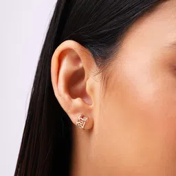 Priyaasi Set Of 6 Gold-Plated Contemporary Studs Earrings image 4
