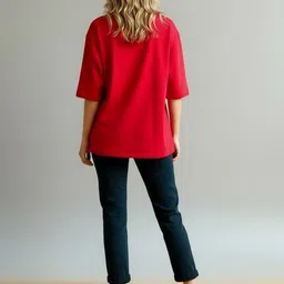 Calm Down Women Typography Printed T-shirt image 3