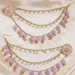 KARATCART Gold-Plated Drop Earrings-picture-35