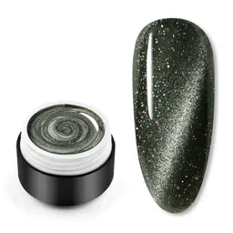 BELLE GAGA Laser Glitter Galaxy Cat Eye Magic Nail Polish- 5 ml- Shade- S27-picture-11