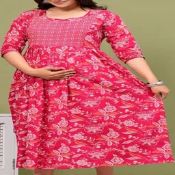 Queens Closet Women Floral Printed Floral Anarkali Kurta image 4