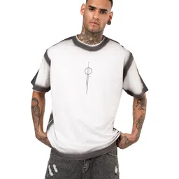 RHINO CULT Men Graphic Printed Round Neck Cotton Oversized T-shirt-picture-21