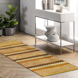 harikishan handloom 55.88 cm X 152.4 Cotton Runner image 4