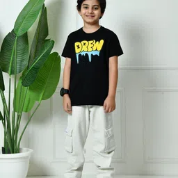 FITINC Boys Typography Printed Bio Finish T-shirt image 5