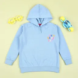 V-Mart Girls Printed Hooded Sweatshirt-image-13