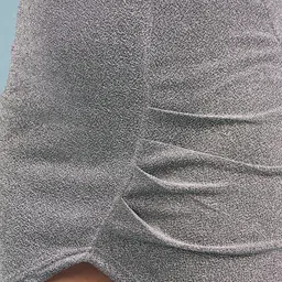 DressBerry Embellished Shimmer Pencil Mini Skirt image 4