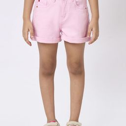 Ed-a-Mamma Girls Regular Fit Mid-Rise Cotton Denim Shorts-picture-14