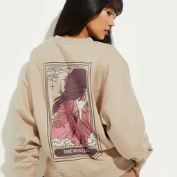 max Women Printed Sweatshirt image 5