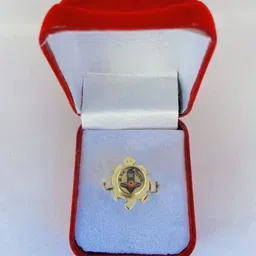 R G MART Gold-Plated Asthadhatu Kachua Shivling Rudrani Para Finger Ring-image-49