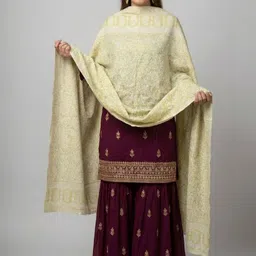 PYRO SPIRIT Women Floral Printed Acrylic Shawl-picture-11