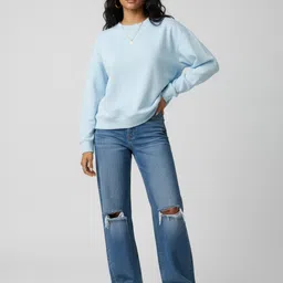 glitchez Mickey Mouse Graphic Printed Sweatshirt image 5