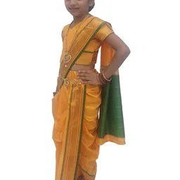 Mom and Me Yellow Cotton Dresses-image-71