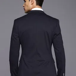 raymond Men Solid Single Breasted Formal Blazer image 5