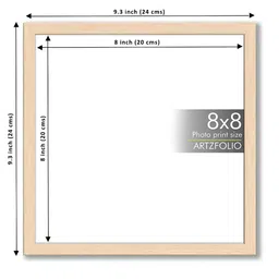 ArtzFolio Camel Brown 1 Pieces Wood Table Photo Frames image 3