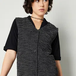 max Textured Tweed Waistcoat-picture-11