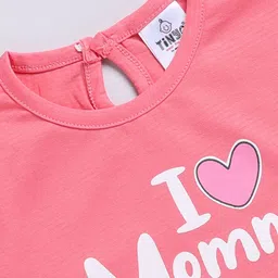 YK X Tinyo Girls Printed Top with Shorts image 3