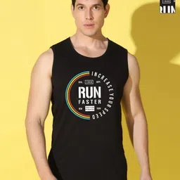 WOOSTRO Men Pack Of 2 Typography Printed Scoop Neck Cotton Slim Fit T-shirts-picture-17