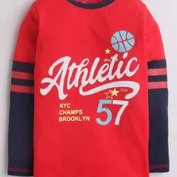 3PIN Boys Typography Printed T-shirt image 1