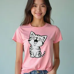DressBerry Women Graphic Printed Extended Sleeves T-shirt-image-45