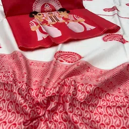 ZIKARAA Ethnic Motifs Handloom Saree image 2