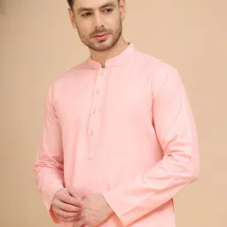 Jompers Mandarin Collar Cotton Straight Kurta-picture-17