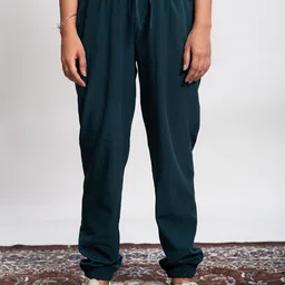 SVKETAIL Women Relaxed Straight Leg High-Rise Joggers Trousers-image-50
