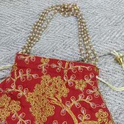 devpriya Women Red Potli image 2