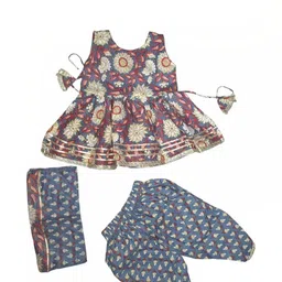 ANNA Unisex Kids Printed Tunic with Pyjamas image 3